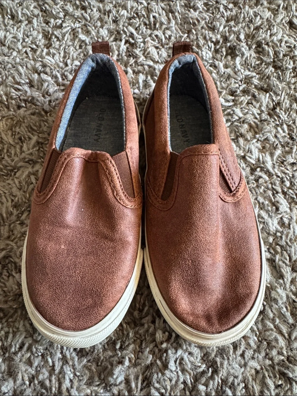 Old Navy Kids Brown Slip-On Sneakers